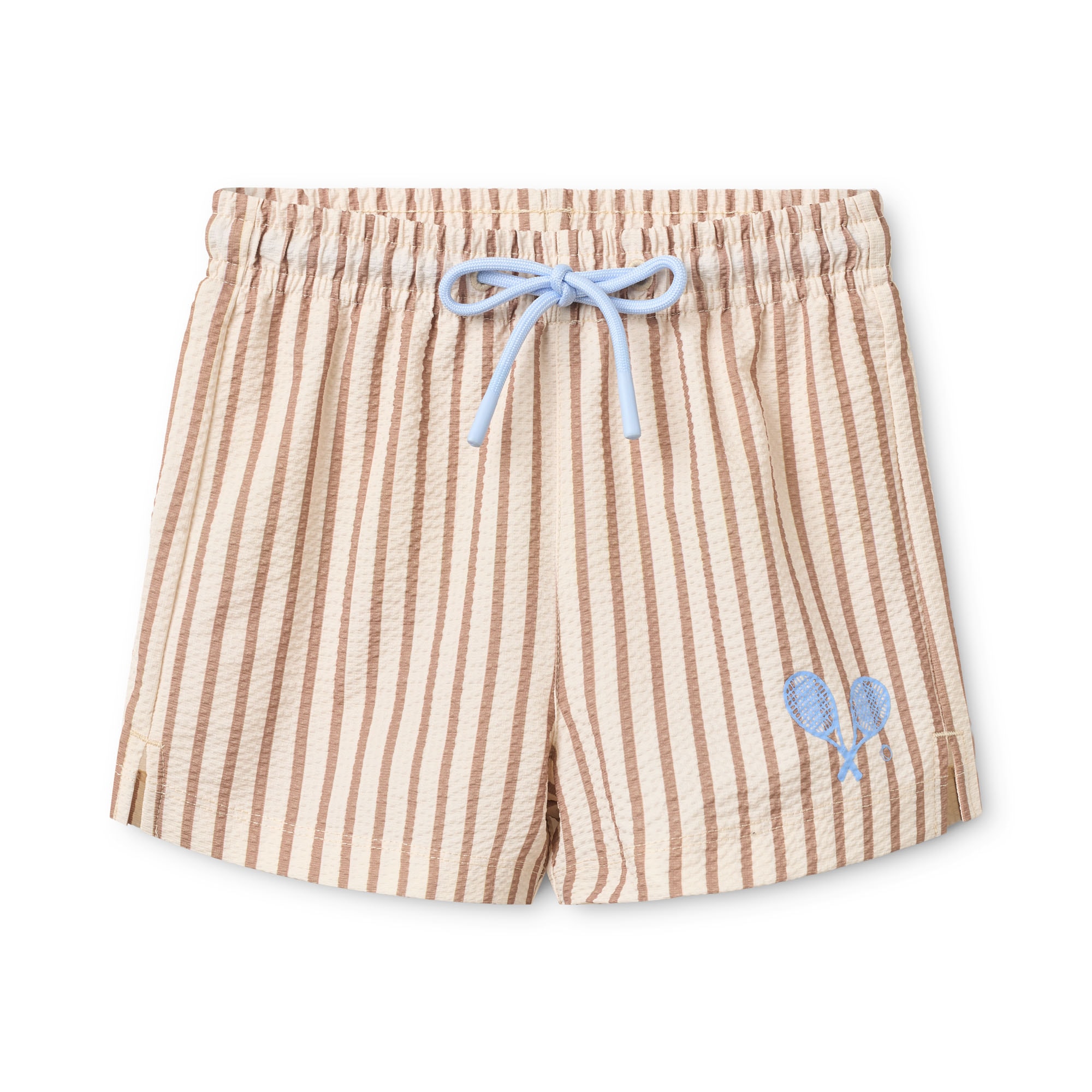 Ocean Badeshorts Light Brown Stripe 