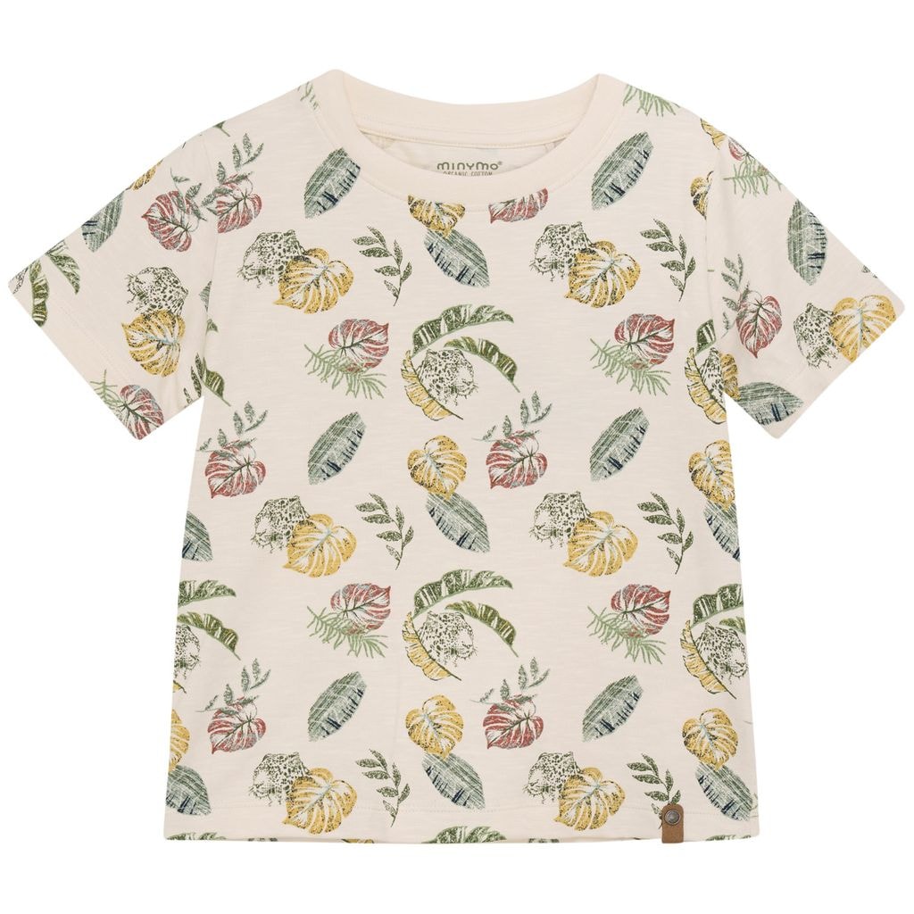 Mønstret T-shirt Eggnog