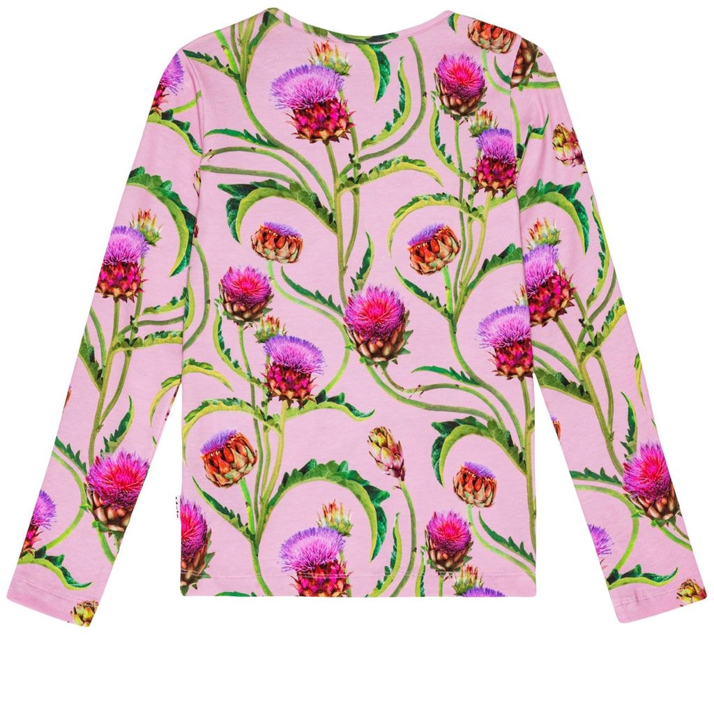 GOTS Rose Långärmad T-shirt Artichoke Glow