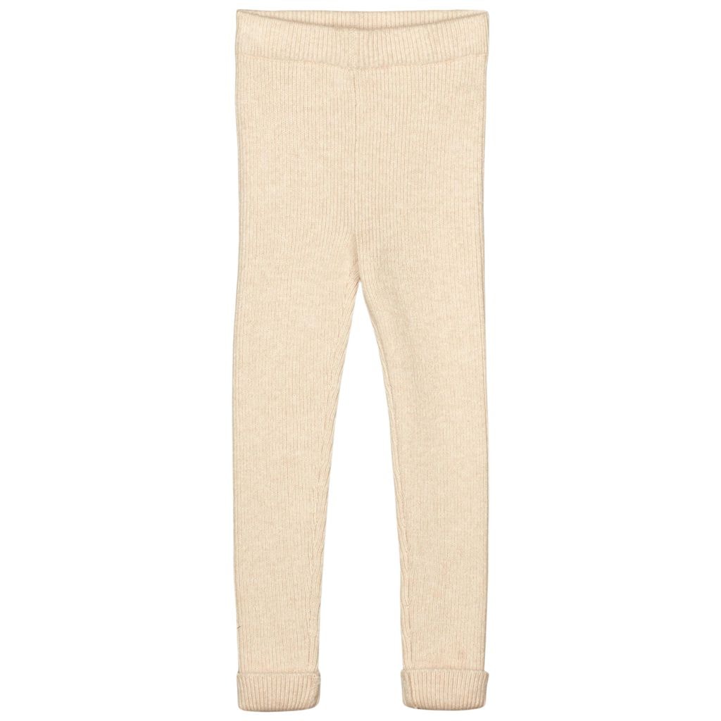 Vertical Stripe Leggings Sandshell