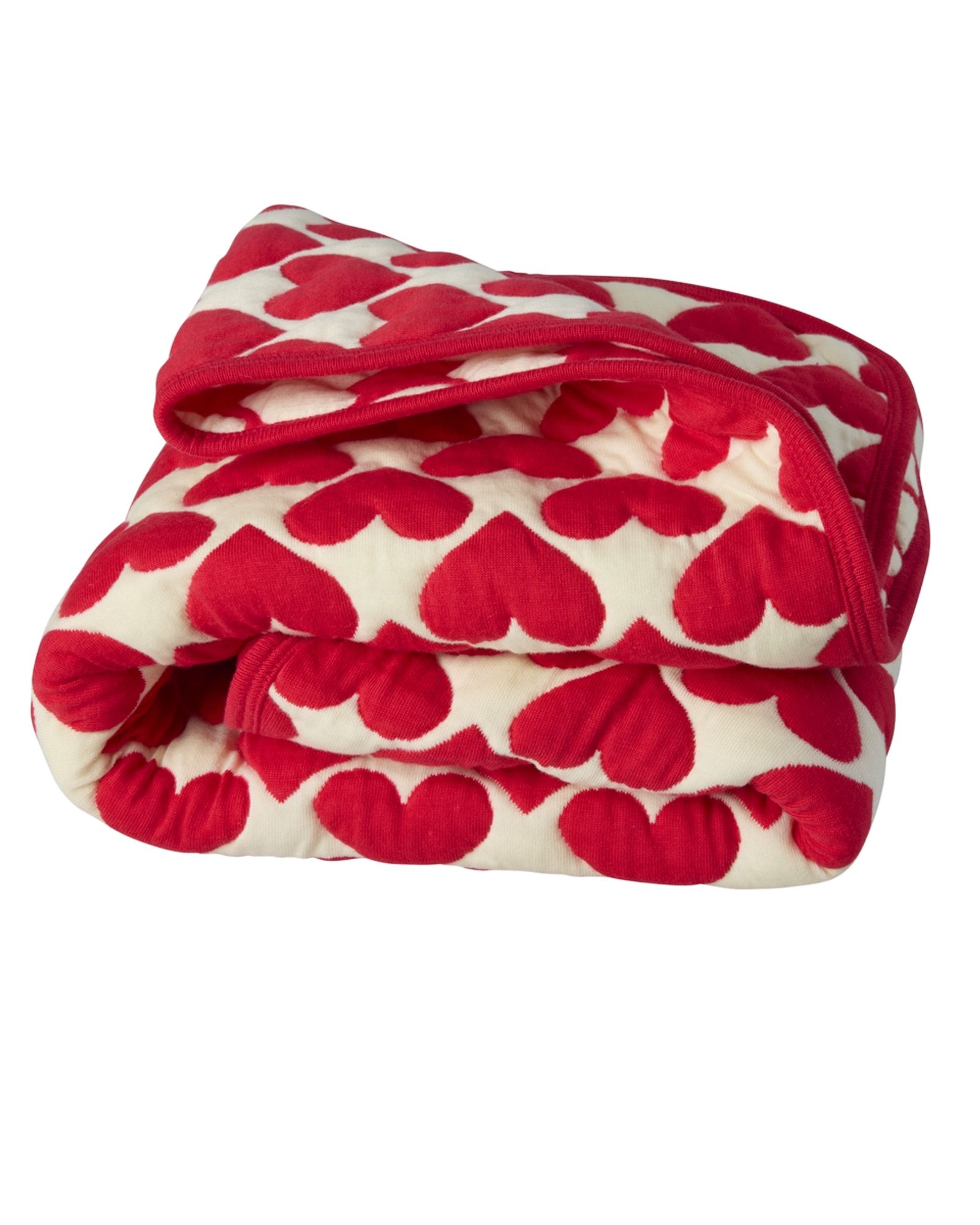 Quiltad Bomullsfilt Red 