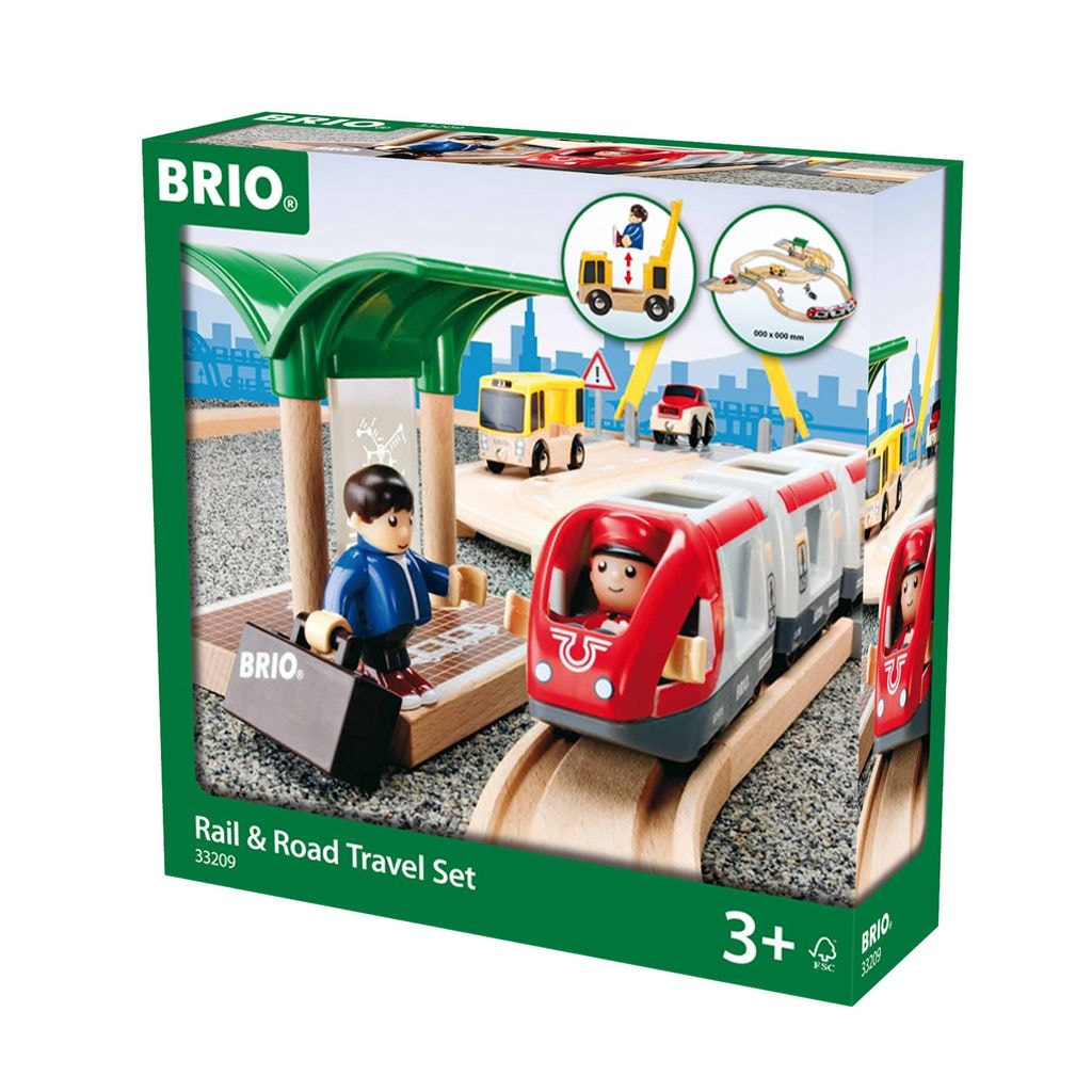 BRIO® World - 33209 Rail & Road Travel Set