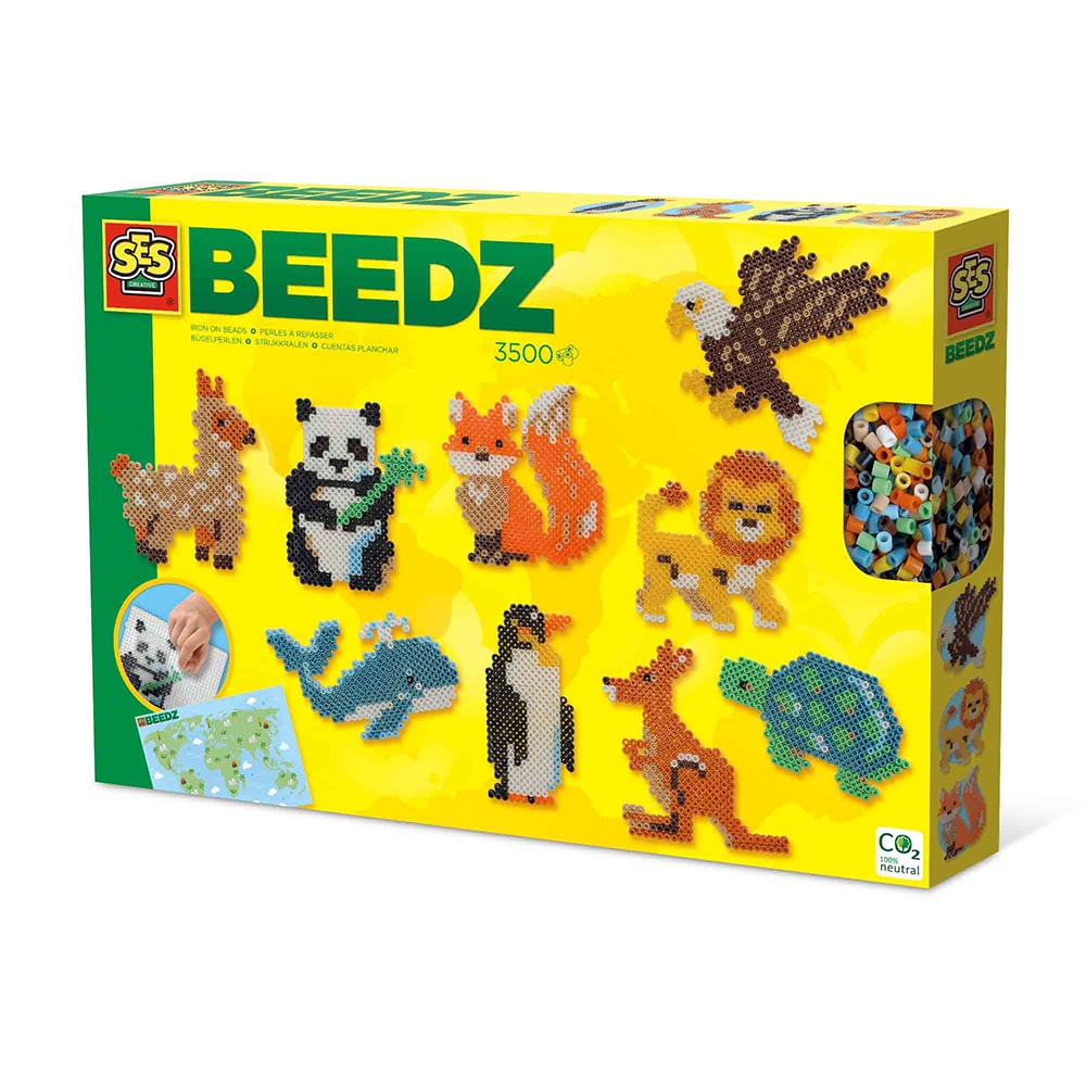 Perler Til Påstrykning World Animals