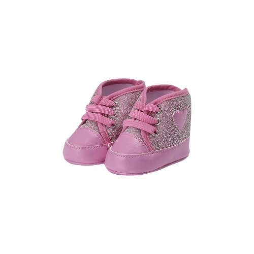 Glittrande Dockskor Sneakers Pink