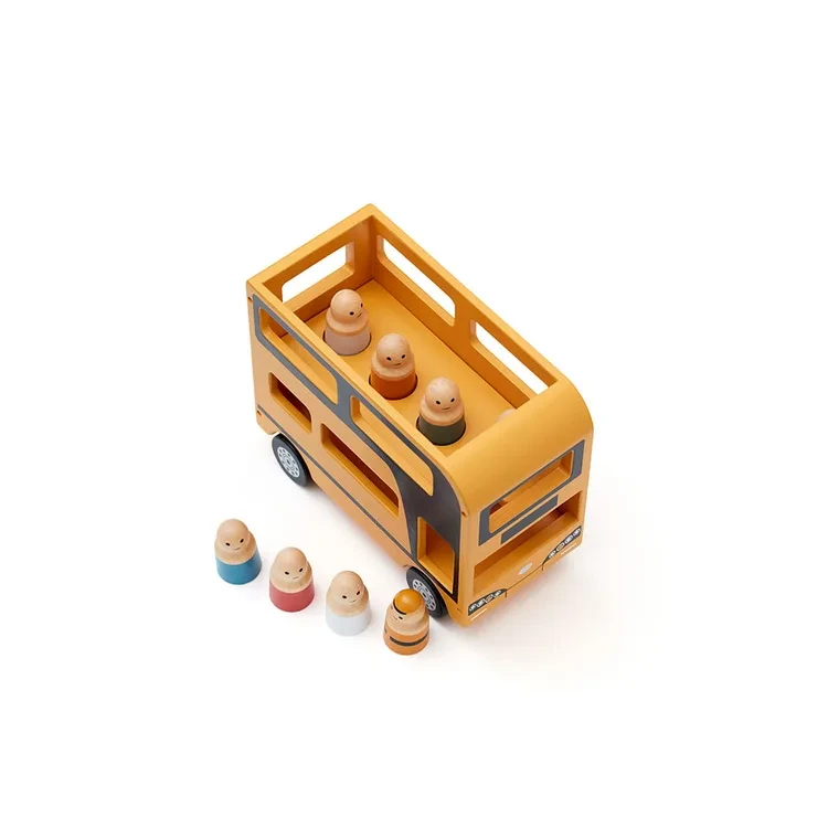 Kid's Hub Doubel Decker Yellow/ Black