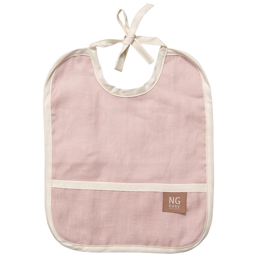 Bib Linen Rose