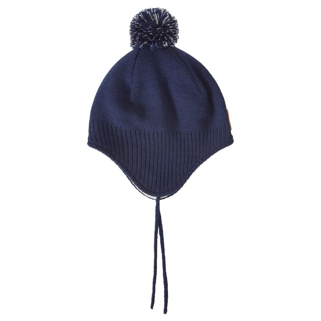 Narvik Helmet Beanie Med Fleeceforing Navy
