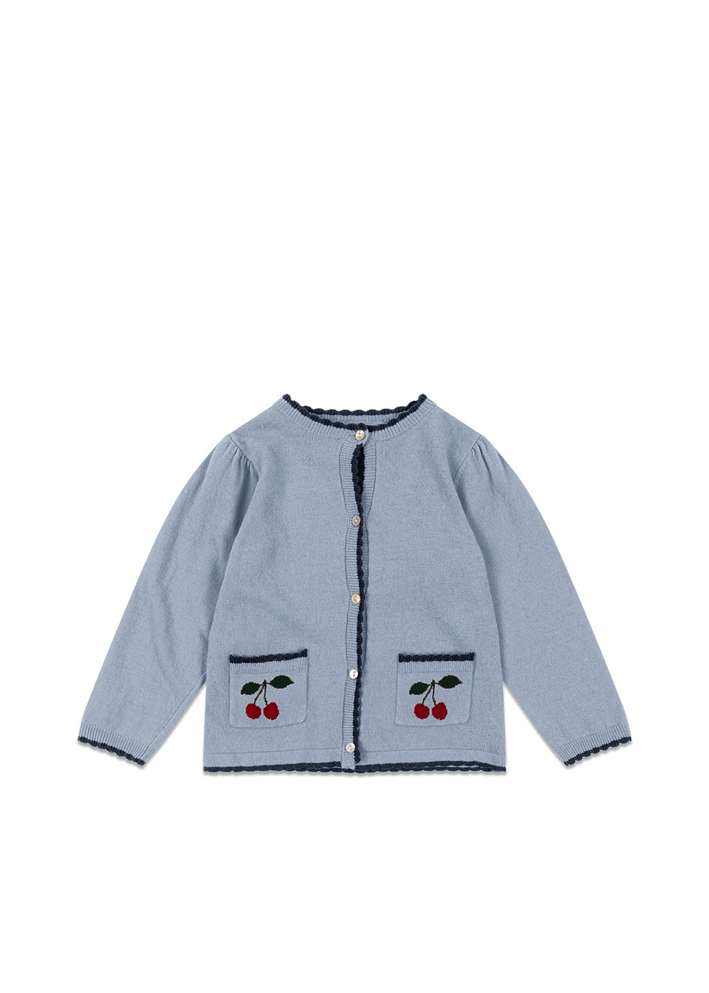 Alexa Knit Cardigan Blue Fog
