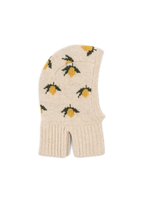 Belou Lemon Knit Balaclava Lemon