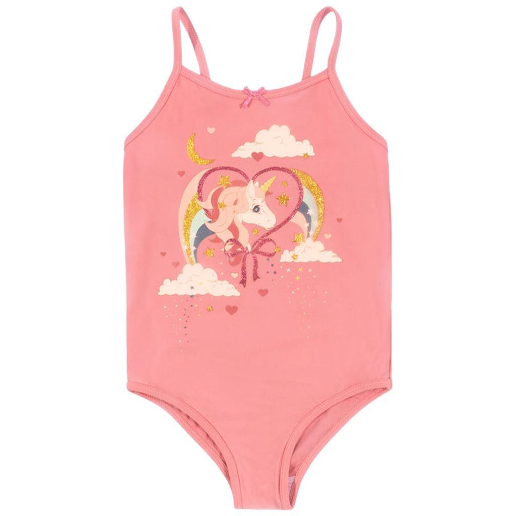 GOTS Riley Swimsuit Flamingo Plume