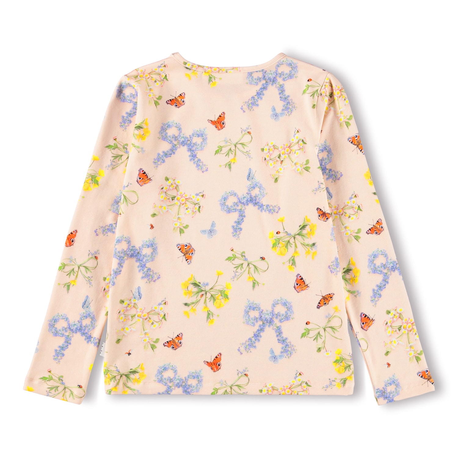 GOTS Rose Långärmad Topp Flowerbows