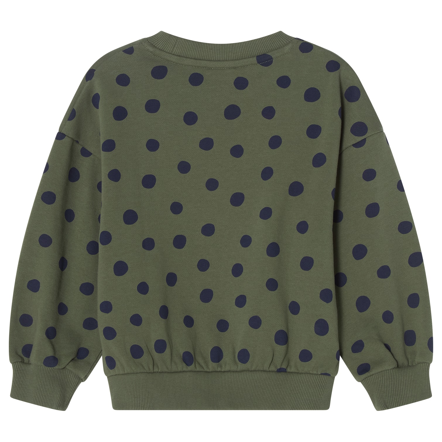 Valencia Sweatshirt Forest Green Dots