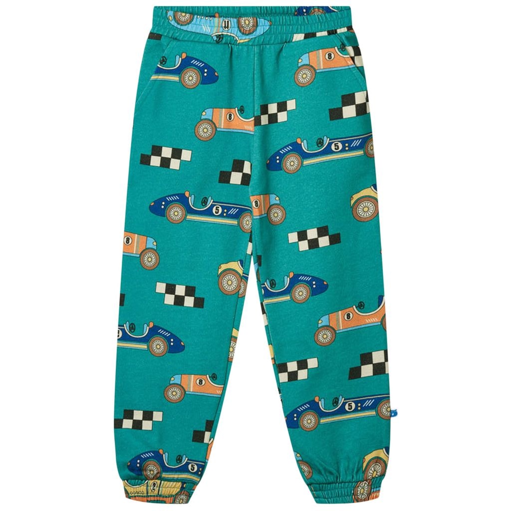 Race Cars Jogginghose Teal