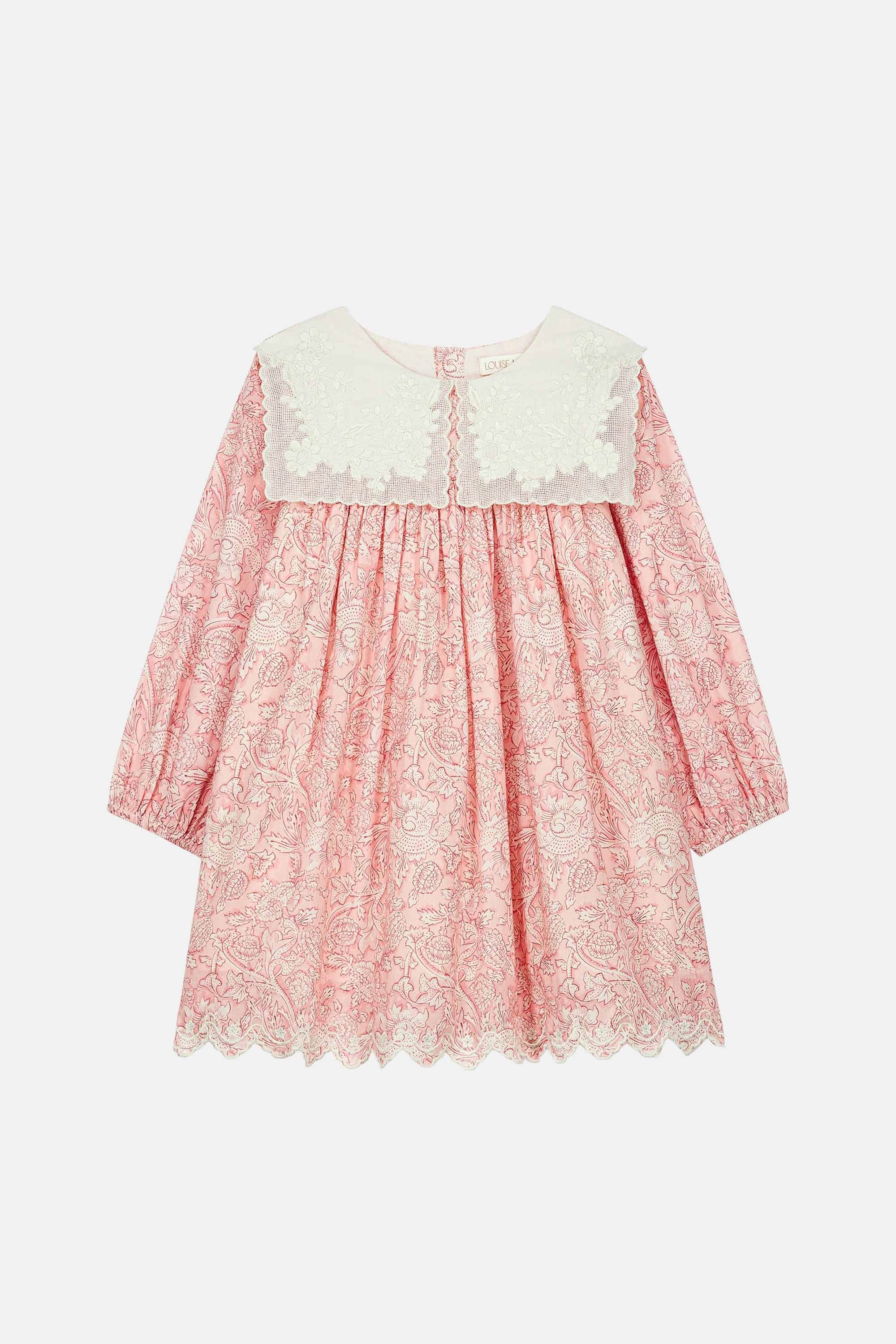 Arinola Woven Dress Pink Mountain Avens