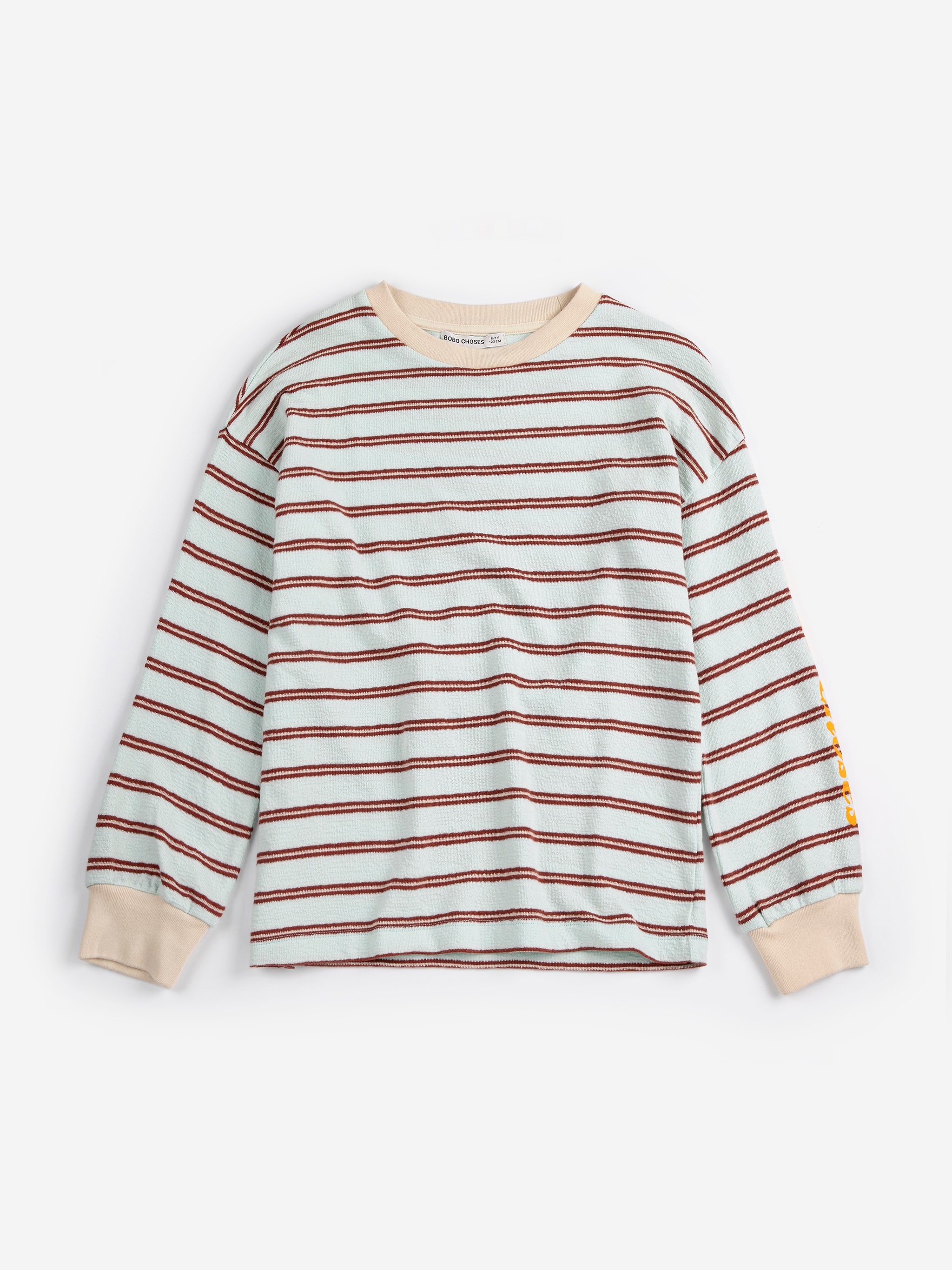 Bobo Choses Stripes 긴팔 티셔츠 Light Blue 