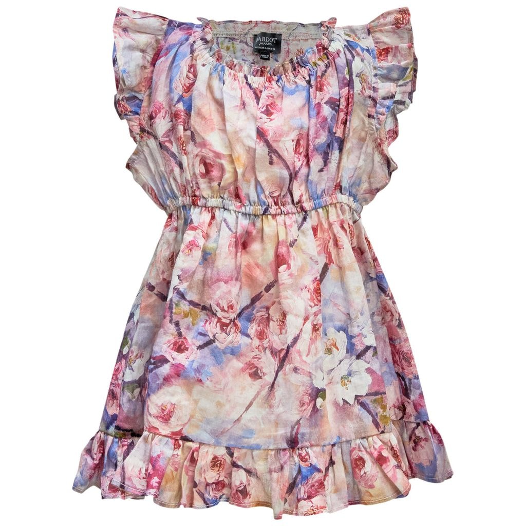 Ayala Floral Dress Azure Flor