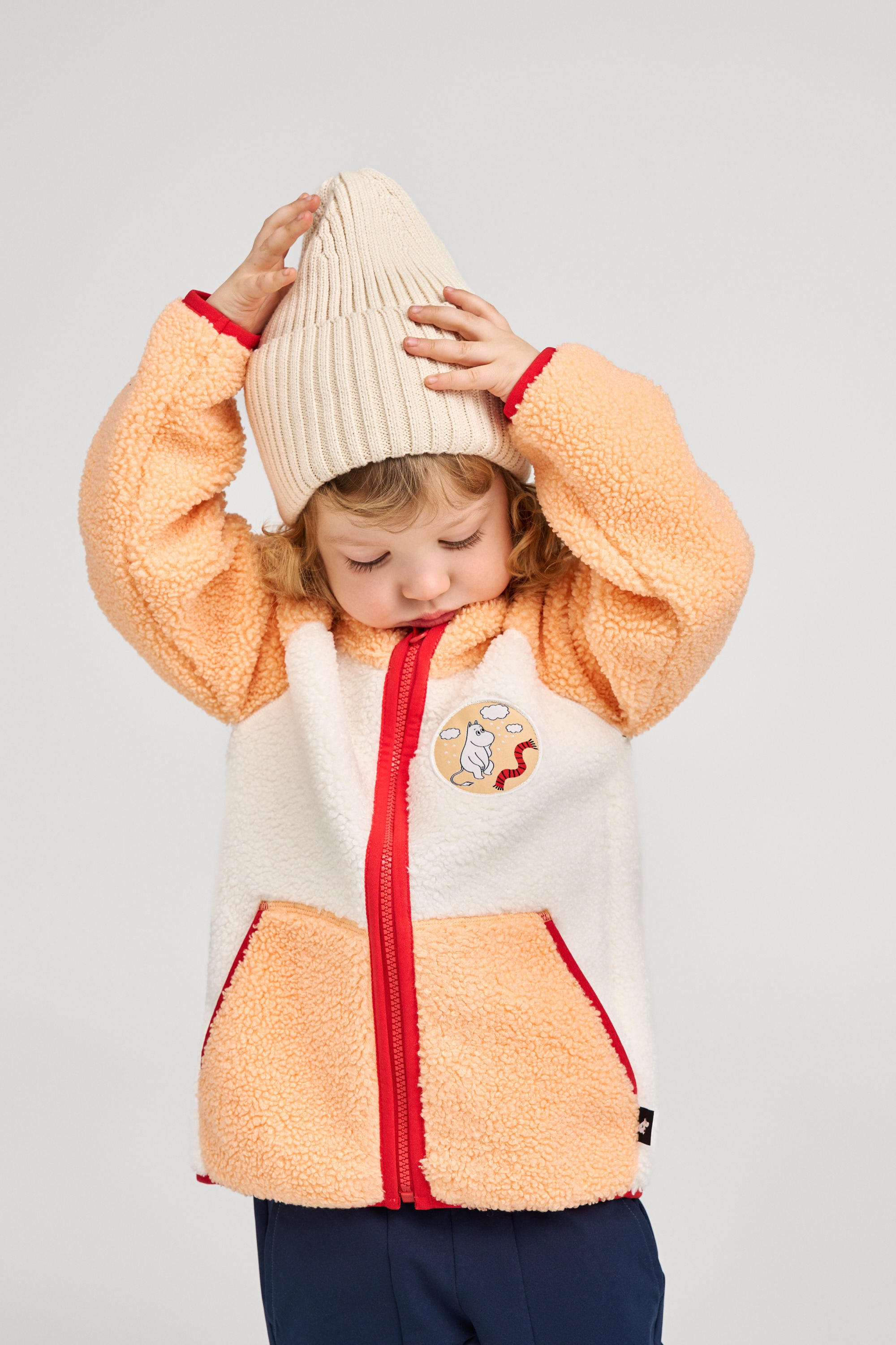 Moomin Kramgo Genser I Fleece Apricot