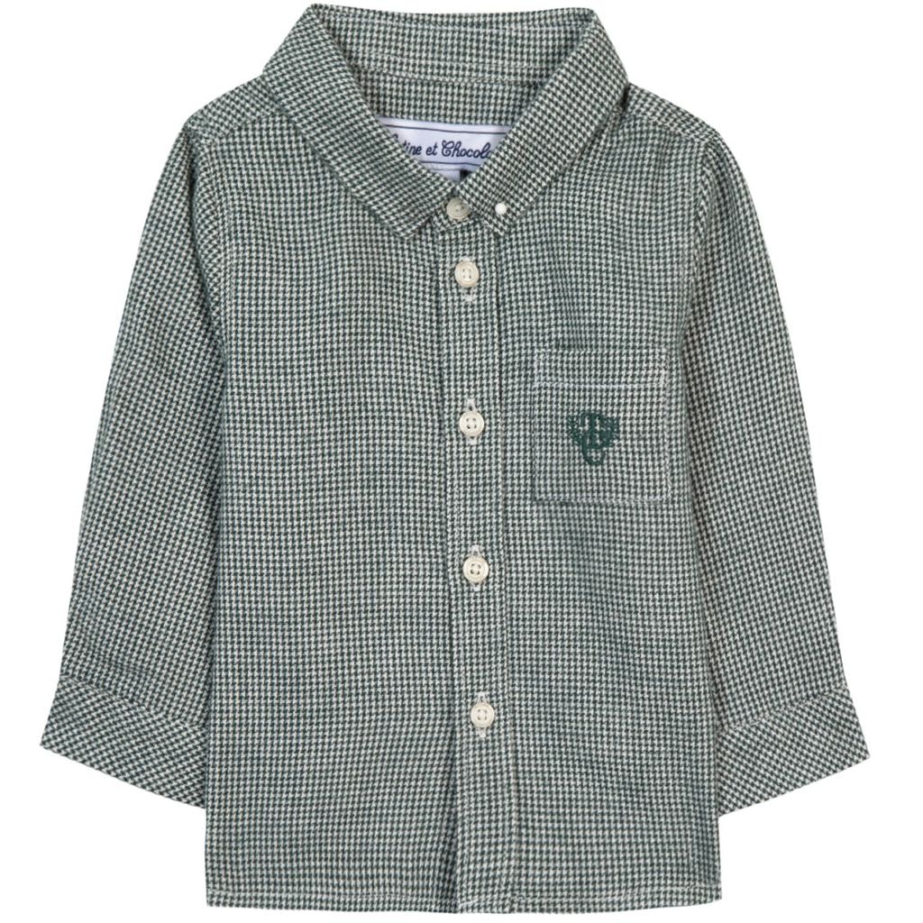 Bomullsskjorta English Green