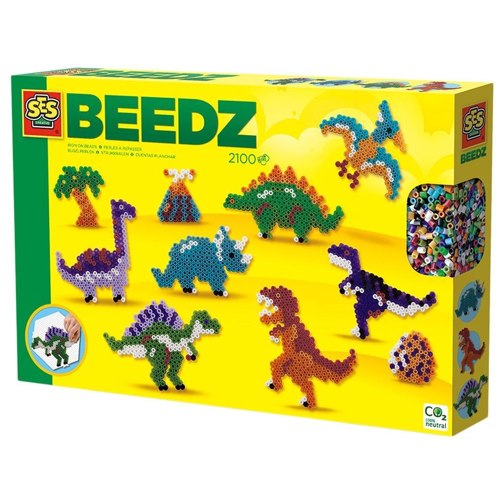 Beedz - Dino World Påstryget Perle