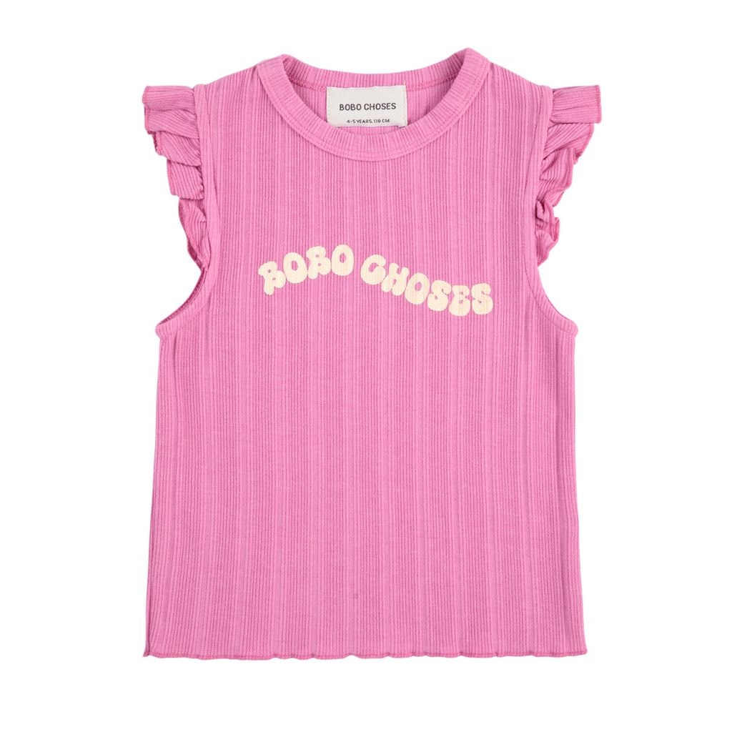 Wavy Bobo Choses Ruffled T-Shirt Fuchsia