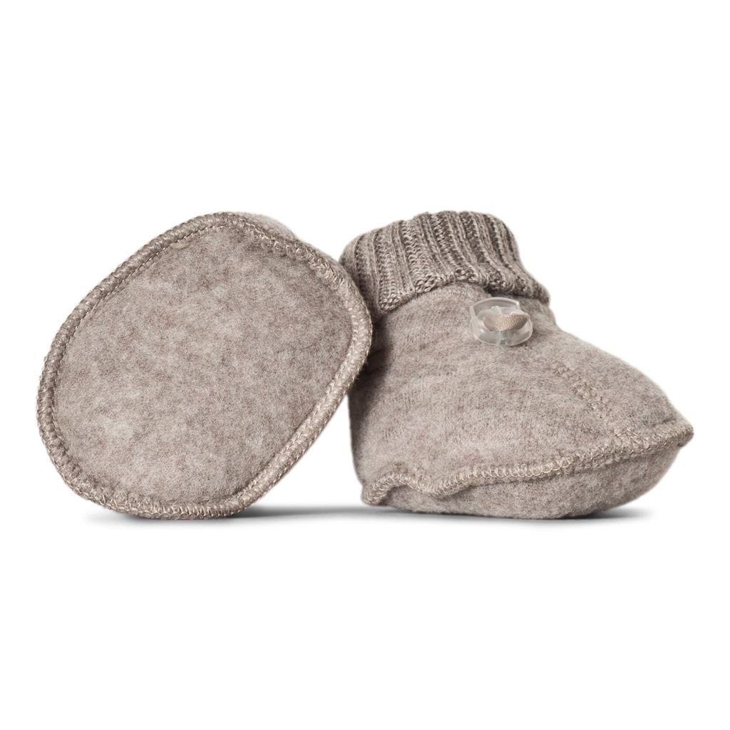 Sleeping Booties Sesame Melange