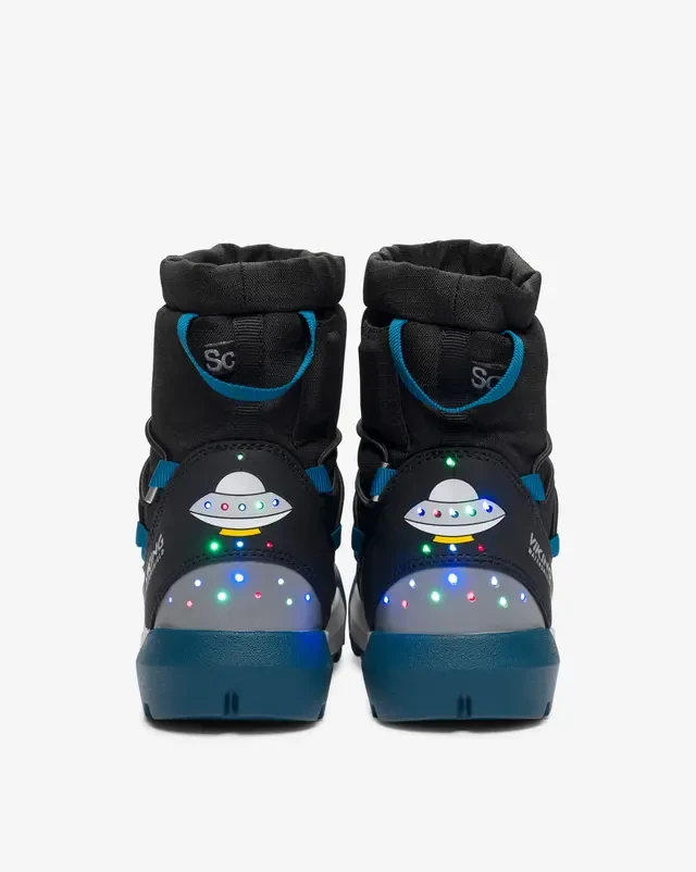 Spaceship Warm SC WP Talvisaappaat Black Dark Blue