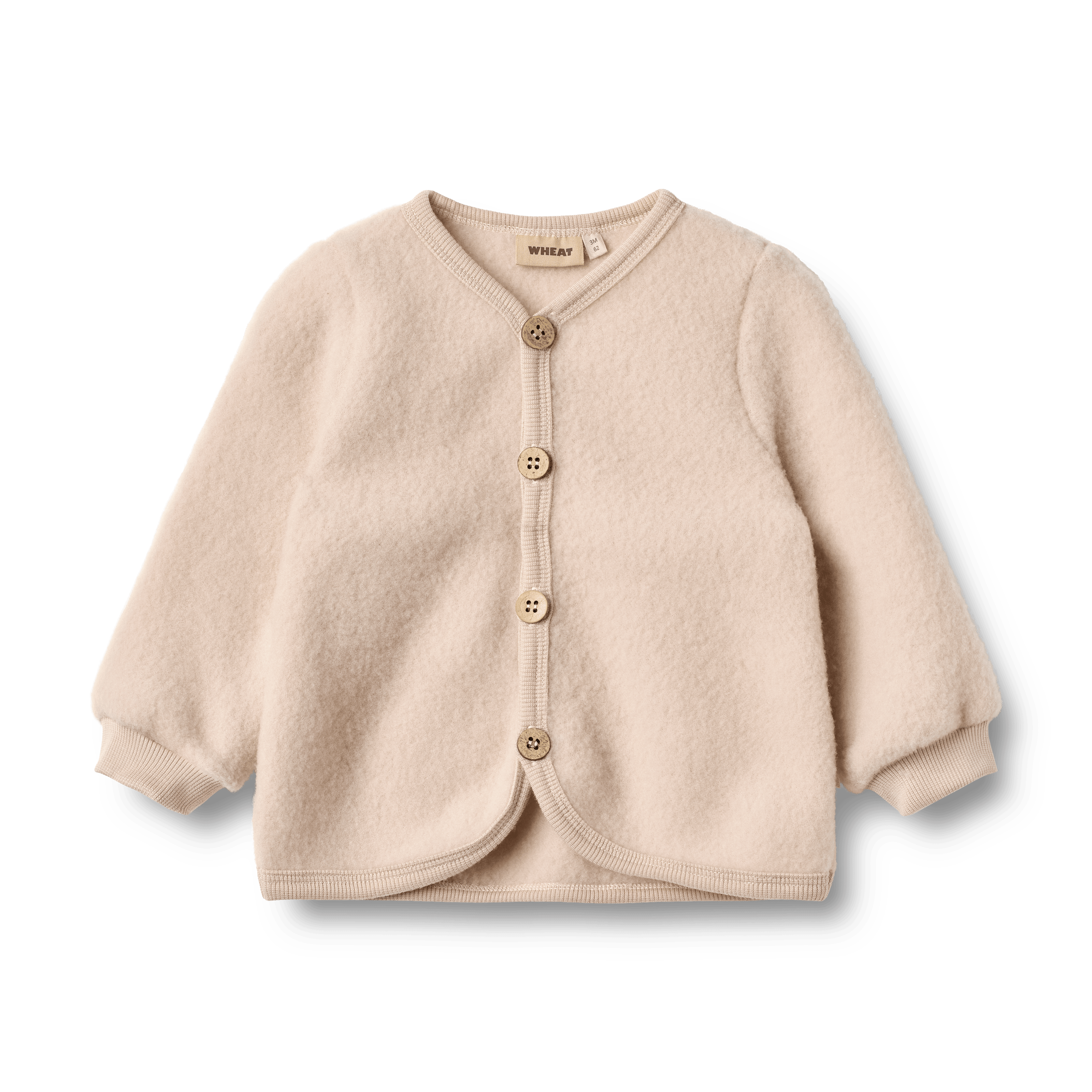 Kari Cardigan I Uldfleece Pale Lilac