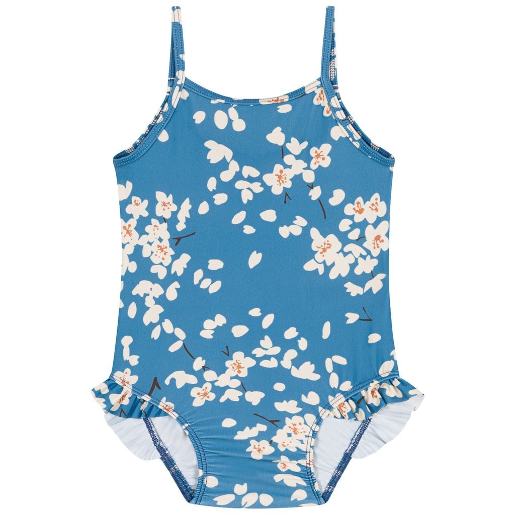 Floral Swimsuit Blue