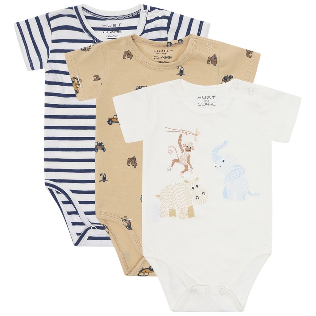 Bertram 3-pak Baby Body Pale Khaki