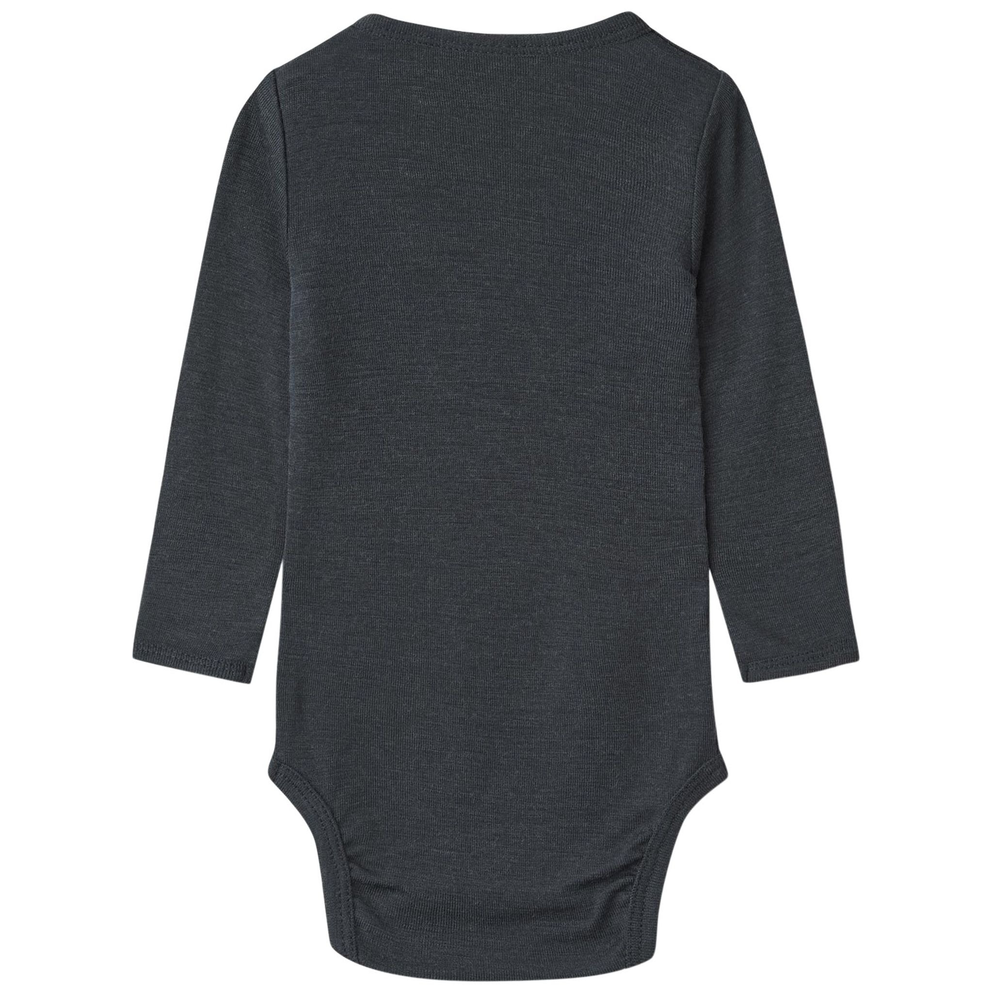 Långärmad ullbody Lucca Navy
