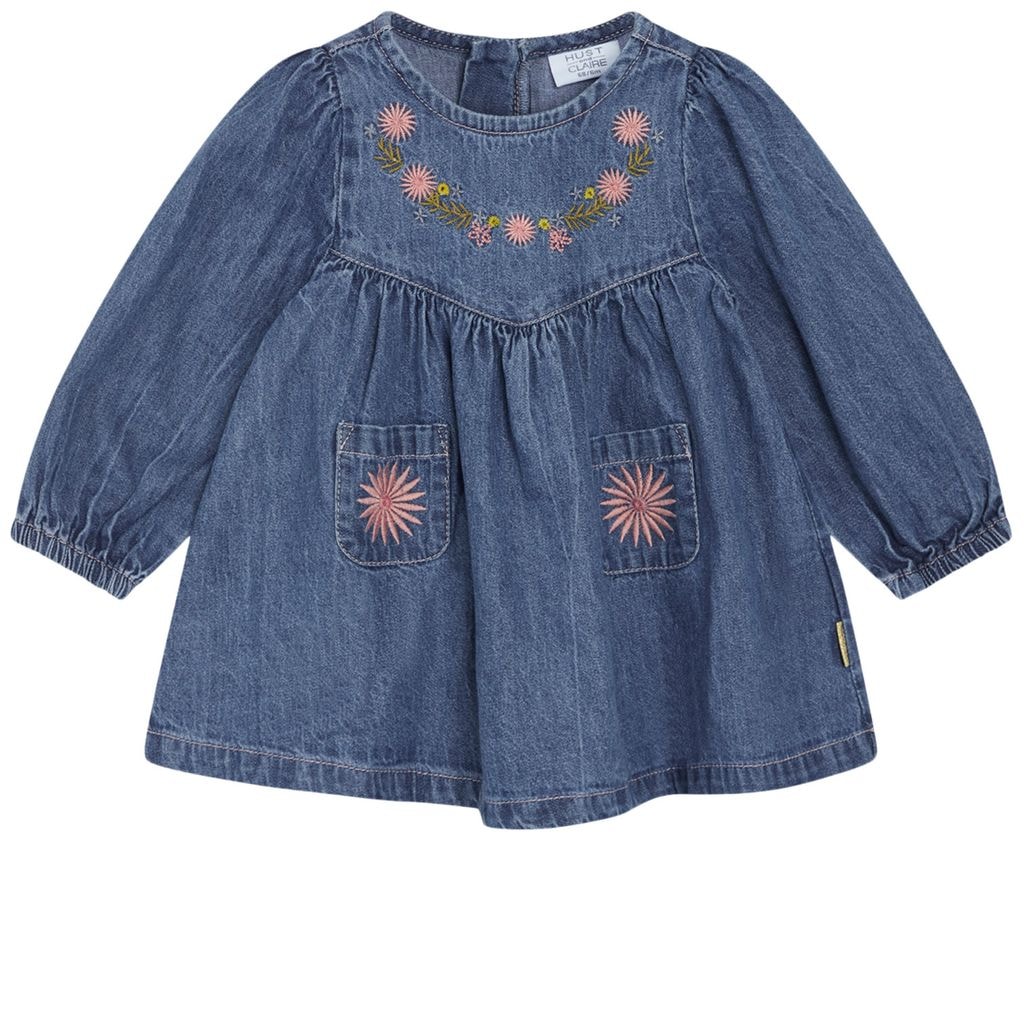 GOTS Dalaa Dress Denim Blue