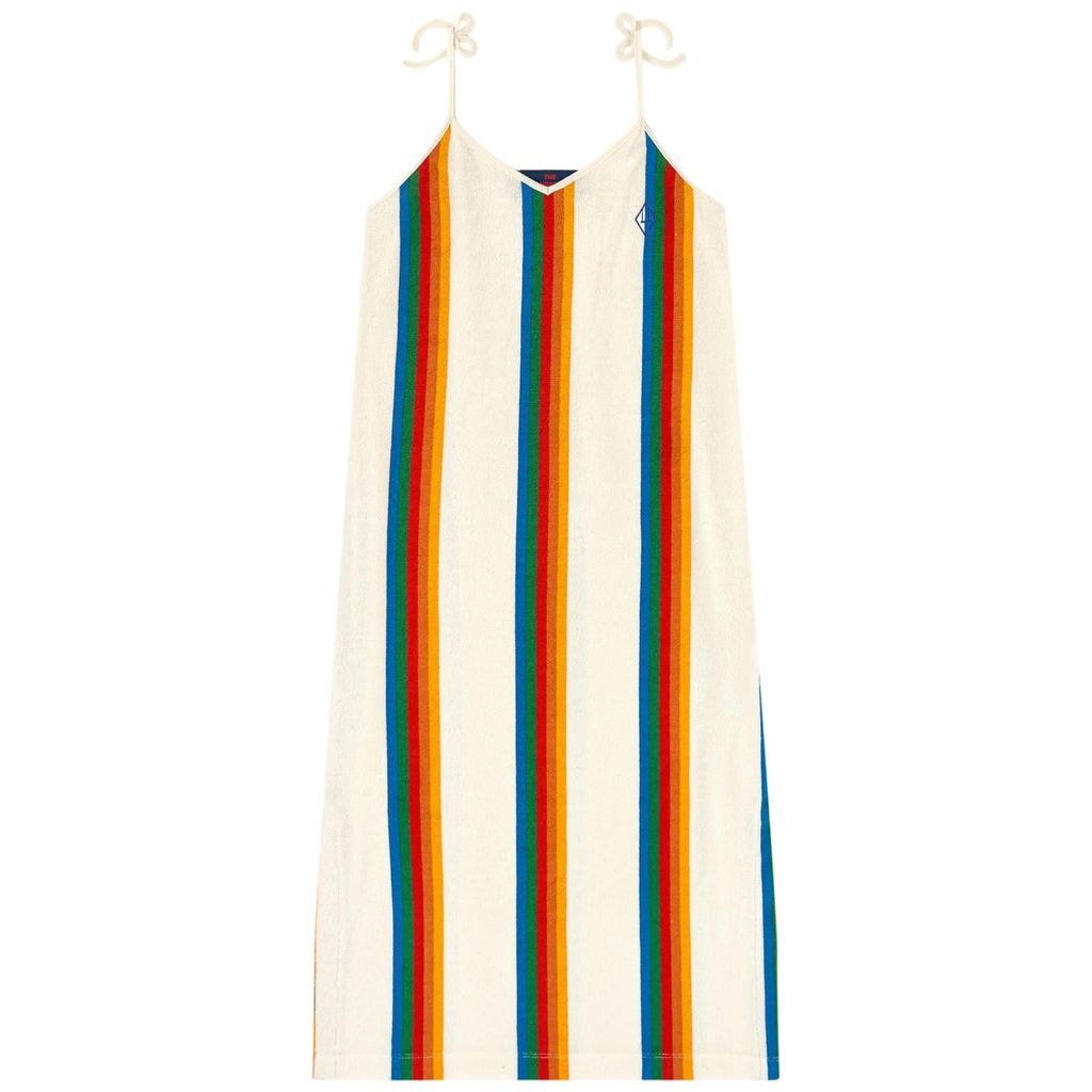 Hummingbird Dress White Rainbow