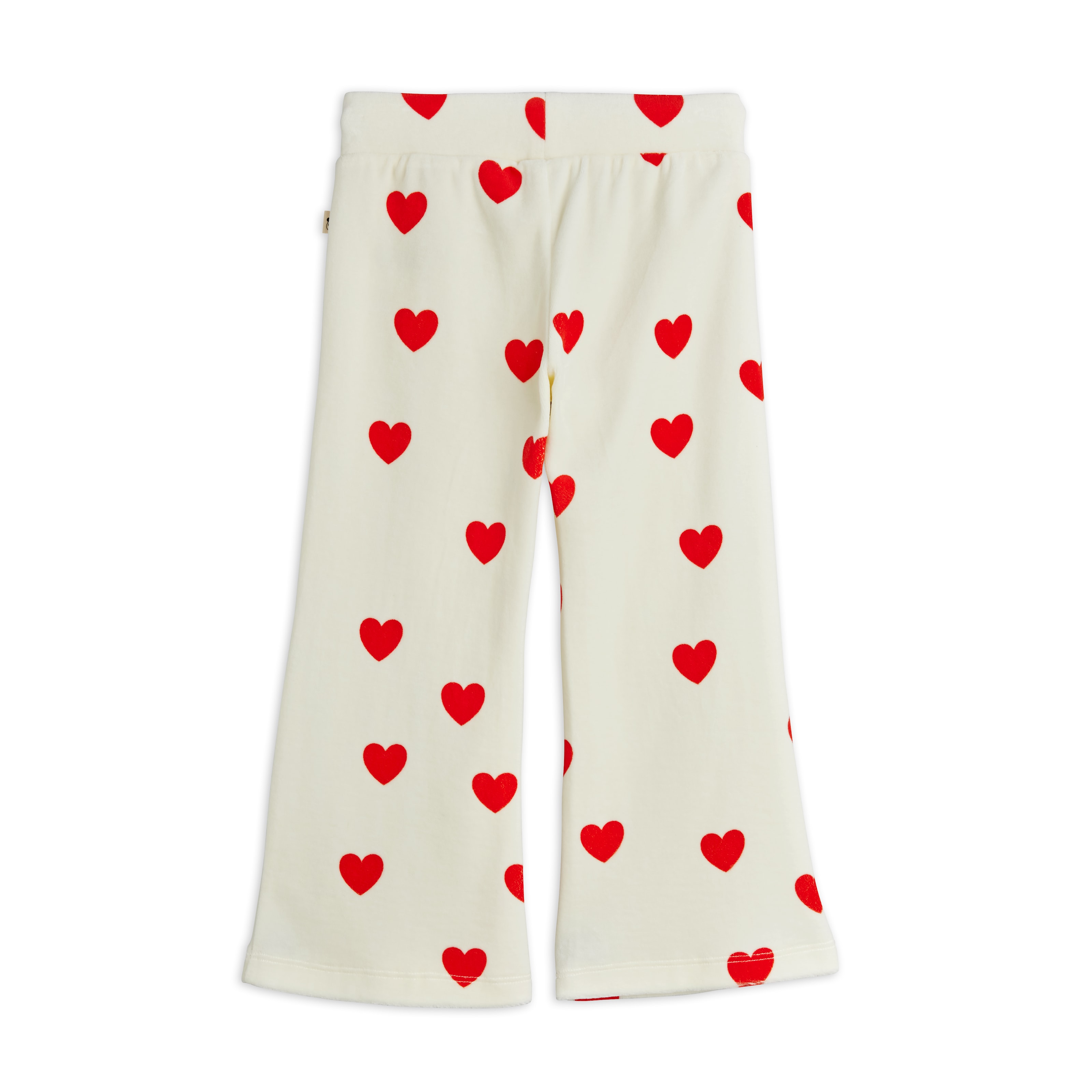 Hearts Aop Velour Trousers White | Babyshop - Shop premium