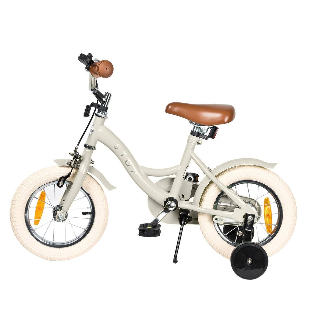 12" Vintage Cykel Beige