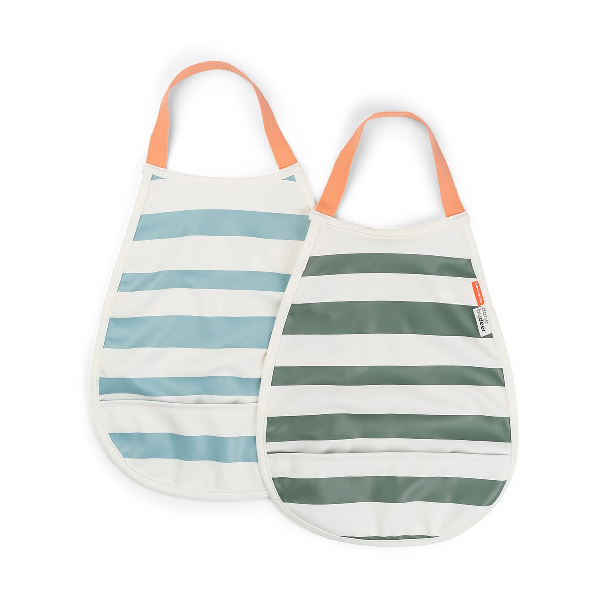 Pull-Over Bib 2-Pack Blue/green 