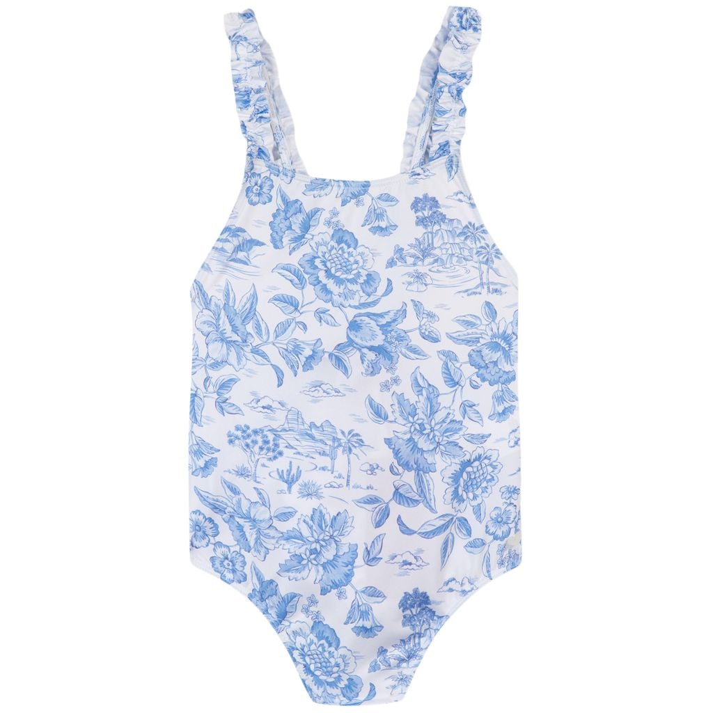 Floral Swimsuit White