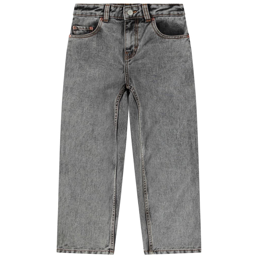 Aiden Woven Pants Grey Wash Denim
