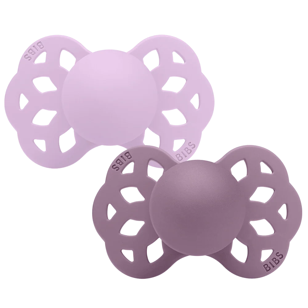 2-Pack INFINITY Anatominen Silikonitutti Violet Sky Mauve 