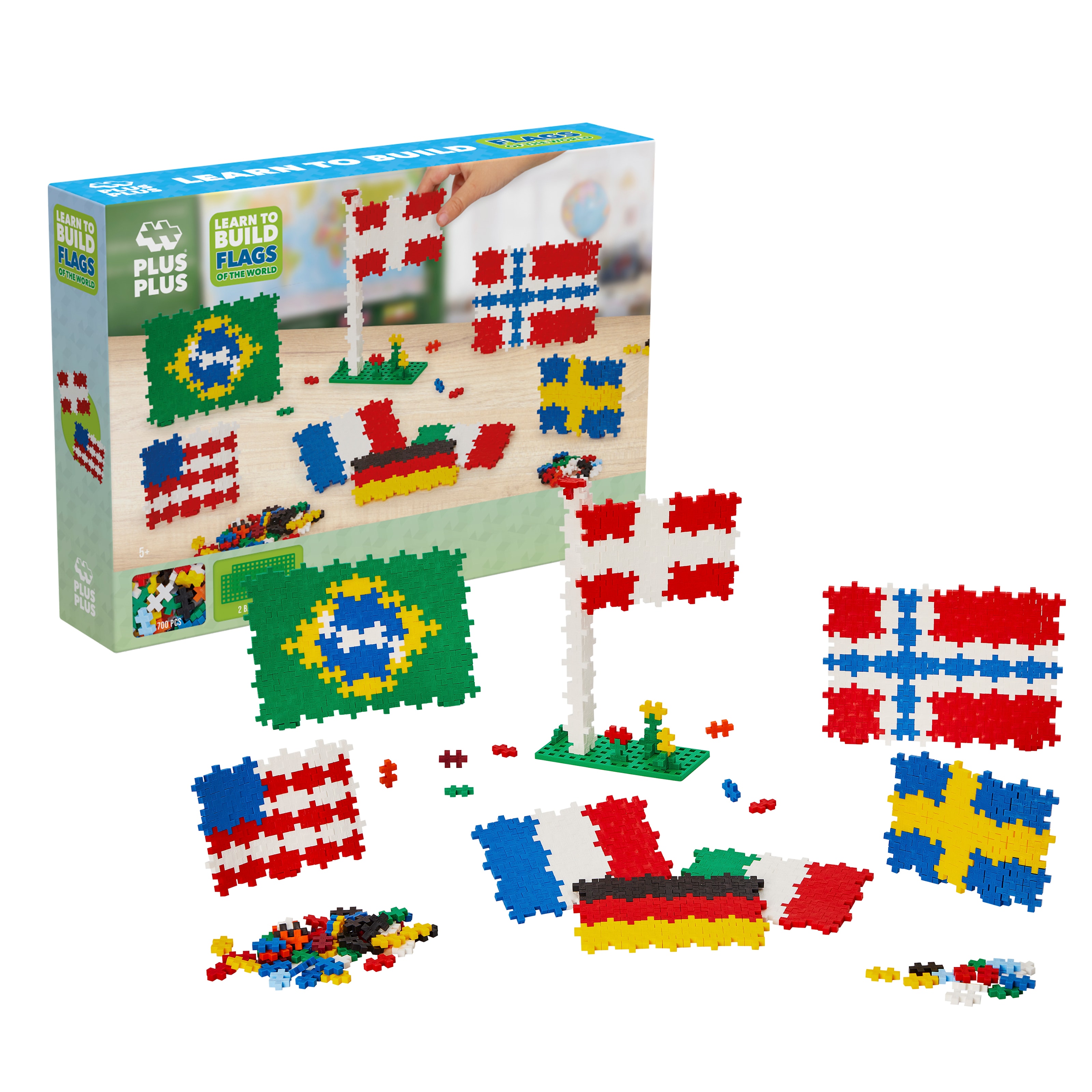 Learn To Build 700 Stk. Flags Of The World