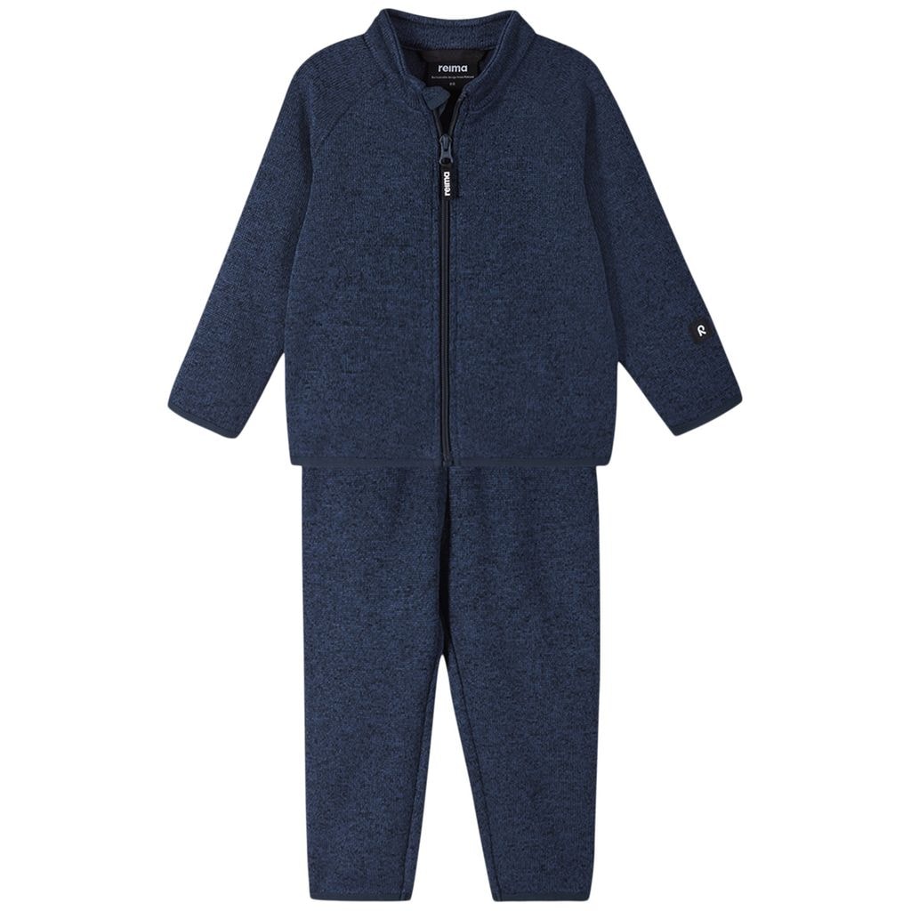 Tahto Fleecesett Denimblå