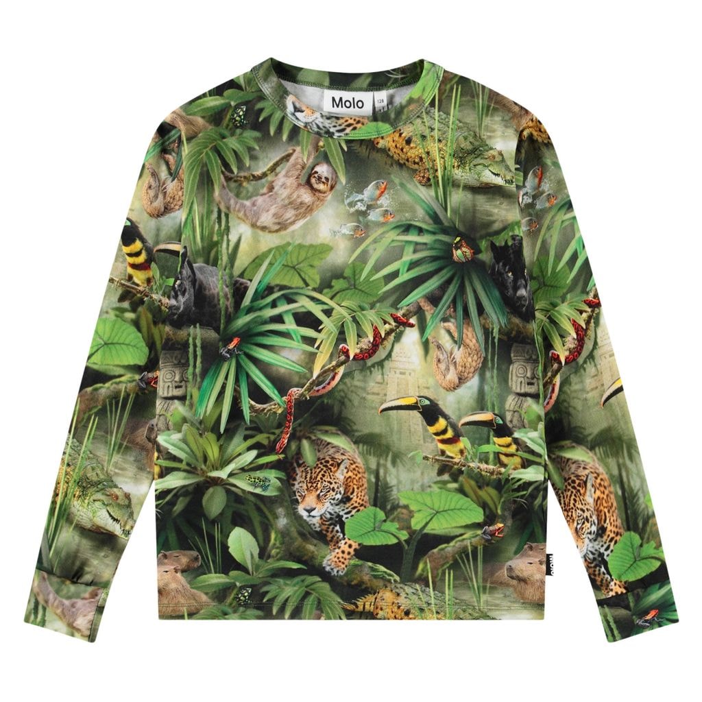 Rill Long Sleeve T-shirt Jungle Animals