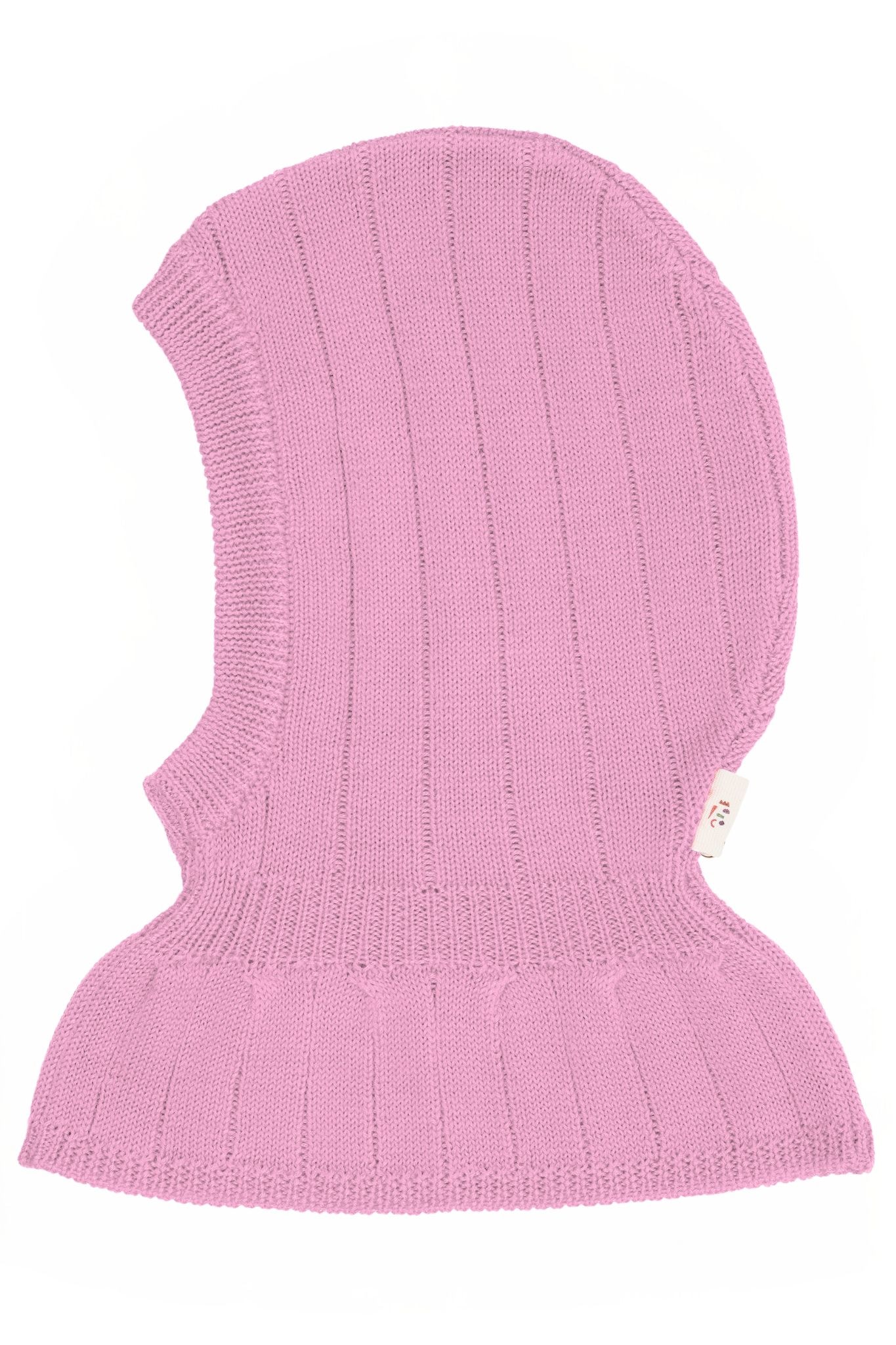 Merino Rib Knitted Balaclava Syringa