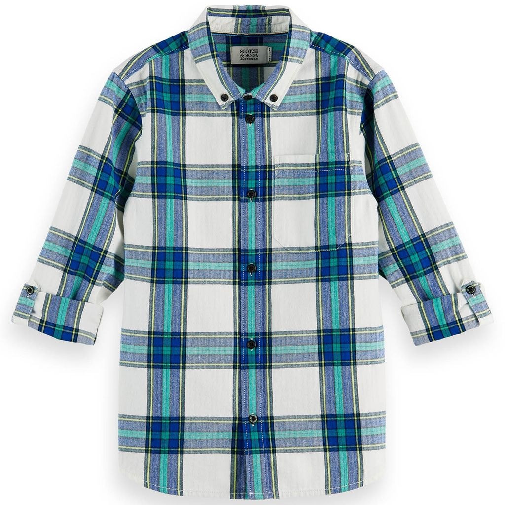 Checked Shirt Blue