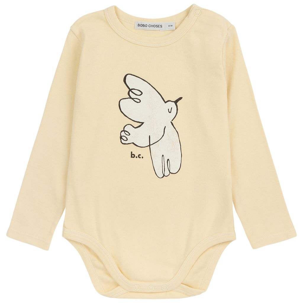 Freedom Bird Baby Body Light Yellow