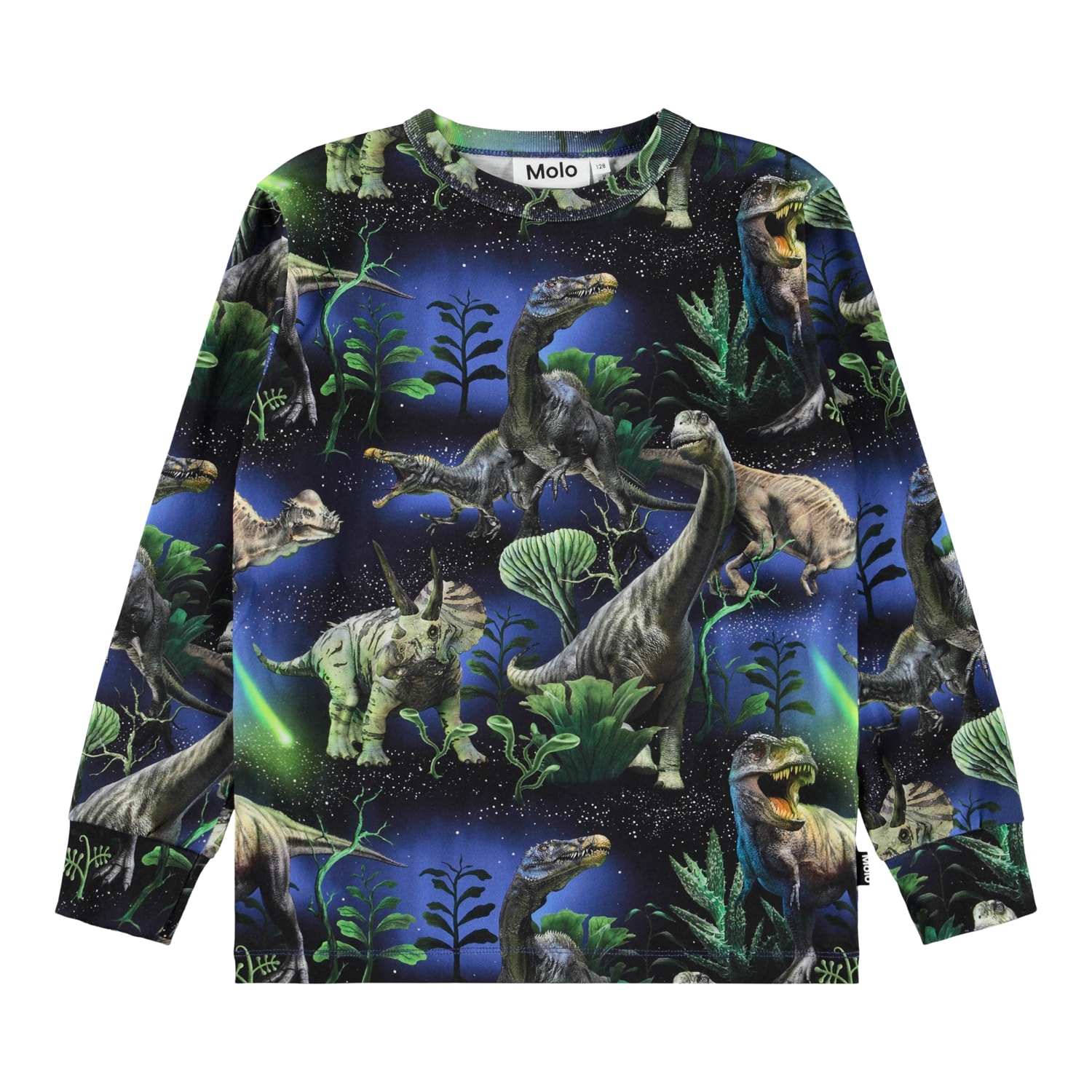 Rill T-shirt Med Lange Ærmer Dinorama