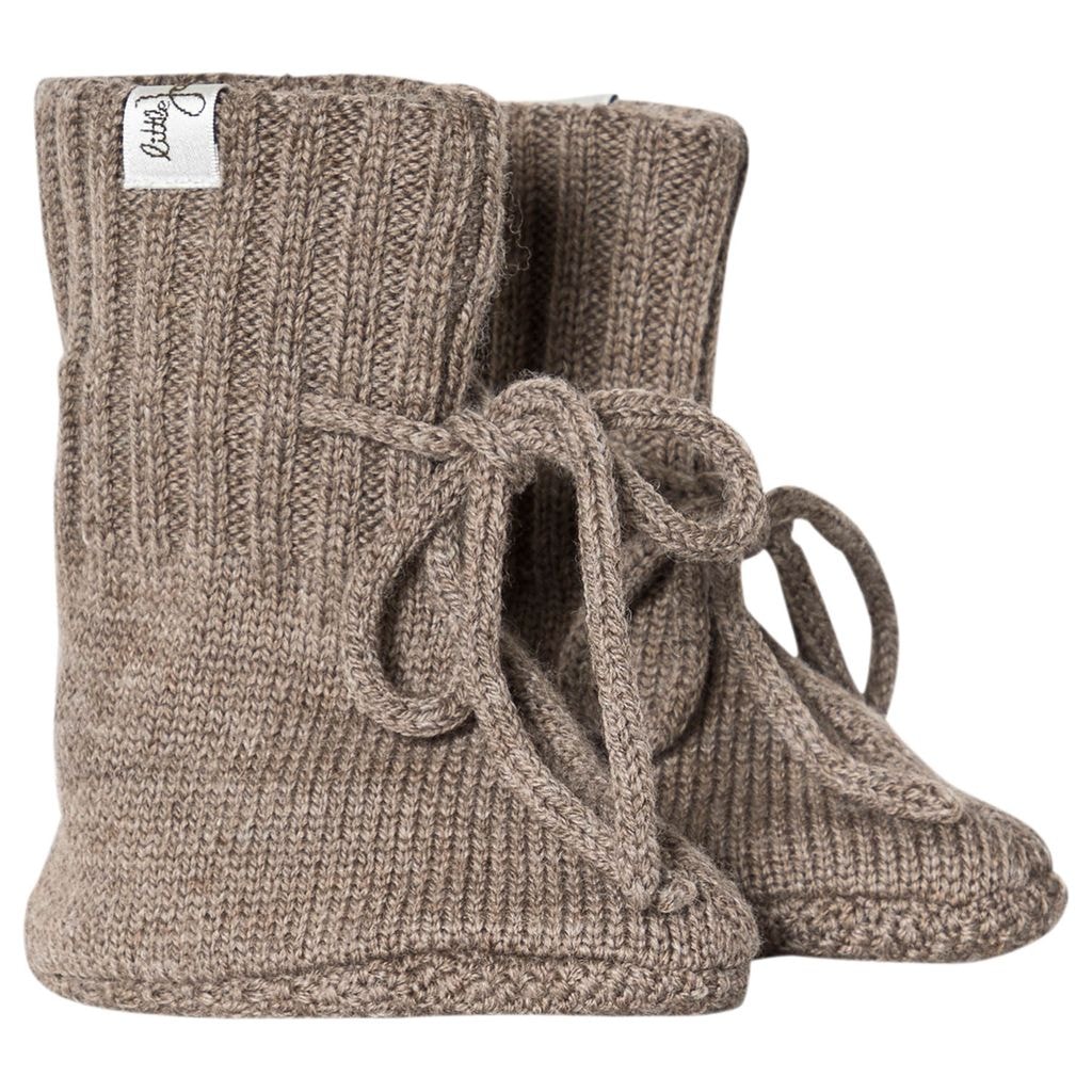Neulotut Töppöset Wood Brown