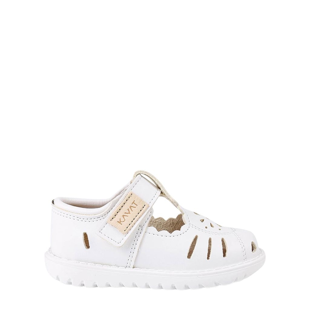 Blombacka Sandaler White