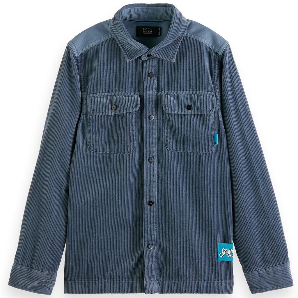 Corduroy Shirt Steel