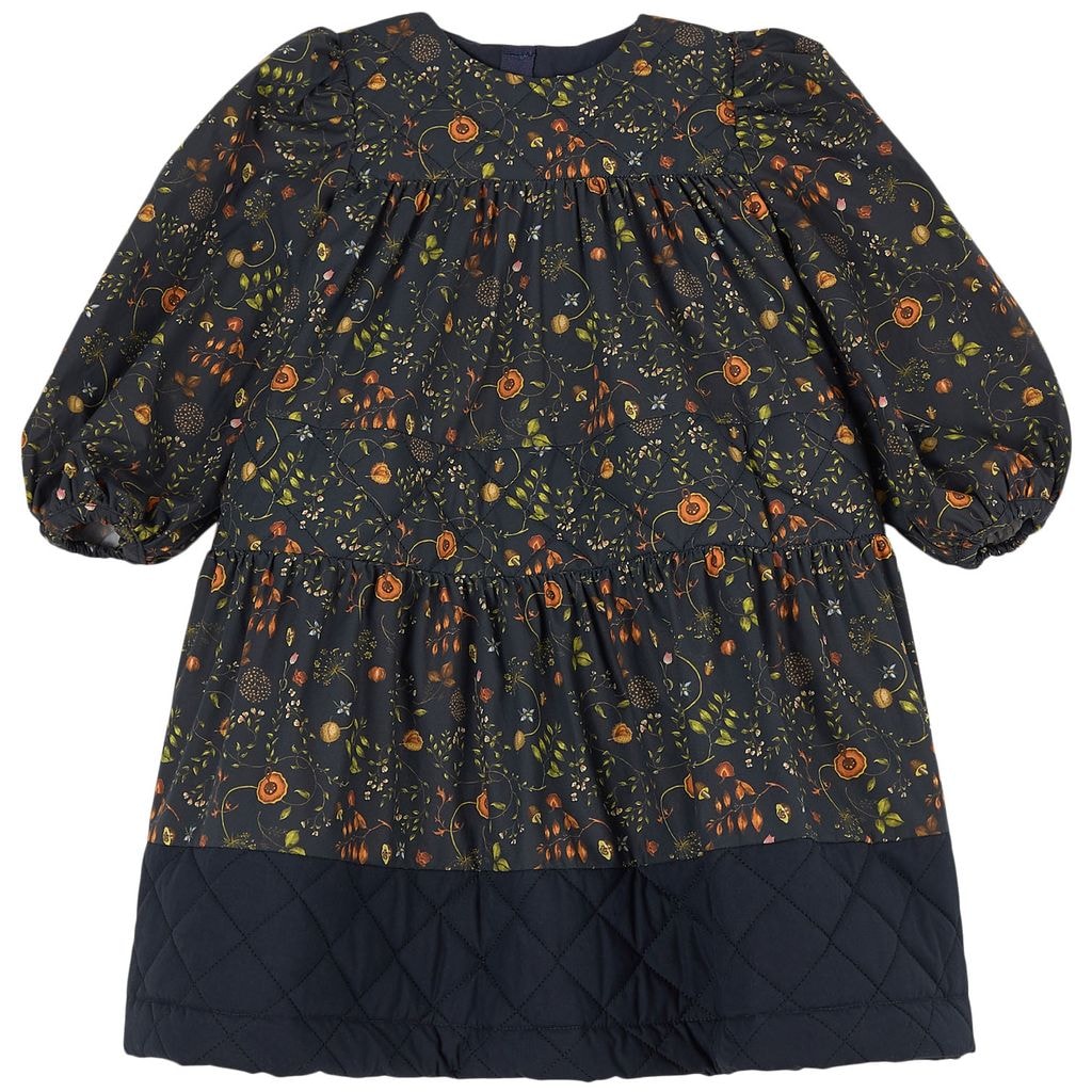 Printed Dress Navy
