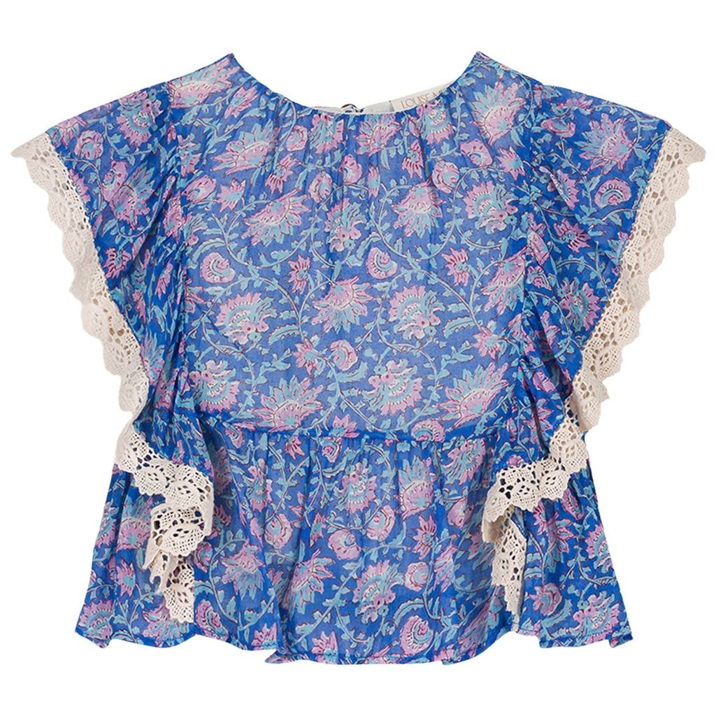 Ines Blouse Blue Capri Cove